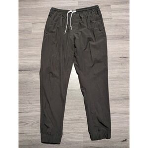 Cove Men's  Black Drawstring Hybrid Elastic Running Performance Joggers Size XL